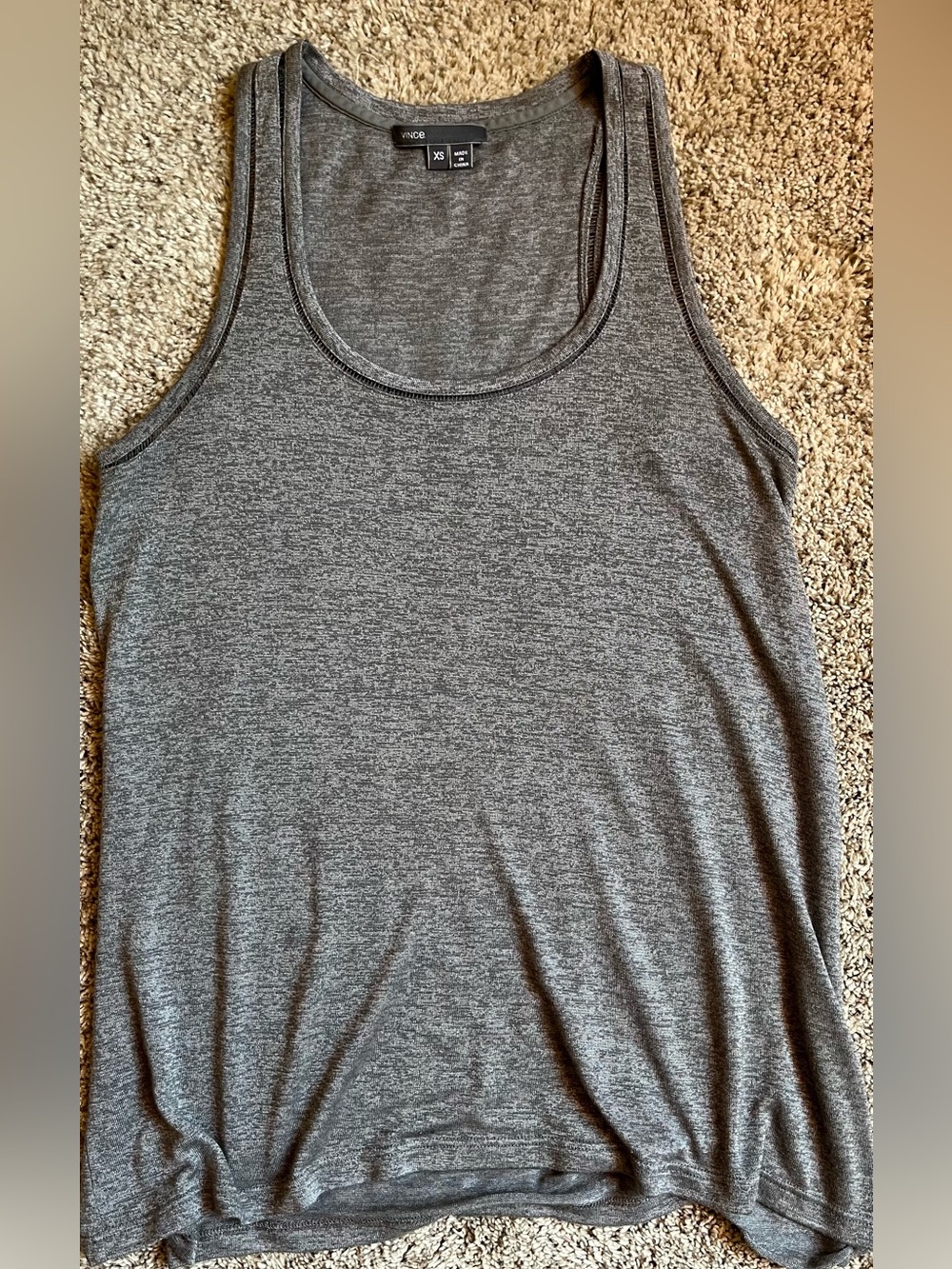 Vince Gray Women's Tank Top - Sleek Scoop Neck